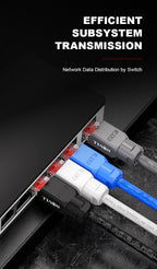 ROVLL Tool-Free RJ45 Connector Cat6 UTP 1000Mbps LAN Ethernet Plug Easy Termination Modular Plug No Crimp Network Cable 1PCS