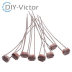 50pcs (5 Values * 10pcs) LDR Photo Light Sensitive Resistor Photoelectric Photoresistor Kit for Arduino 5506 5516 5528 5537 5539