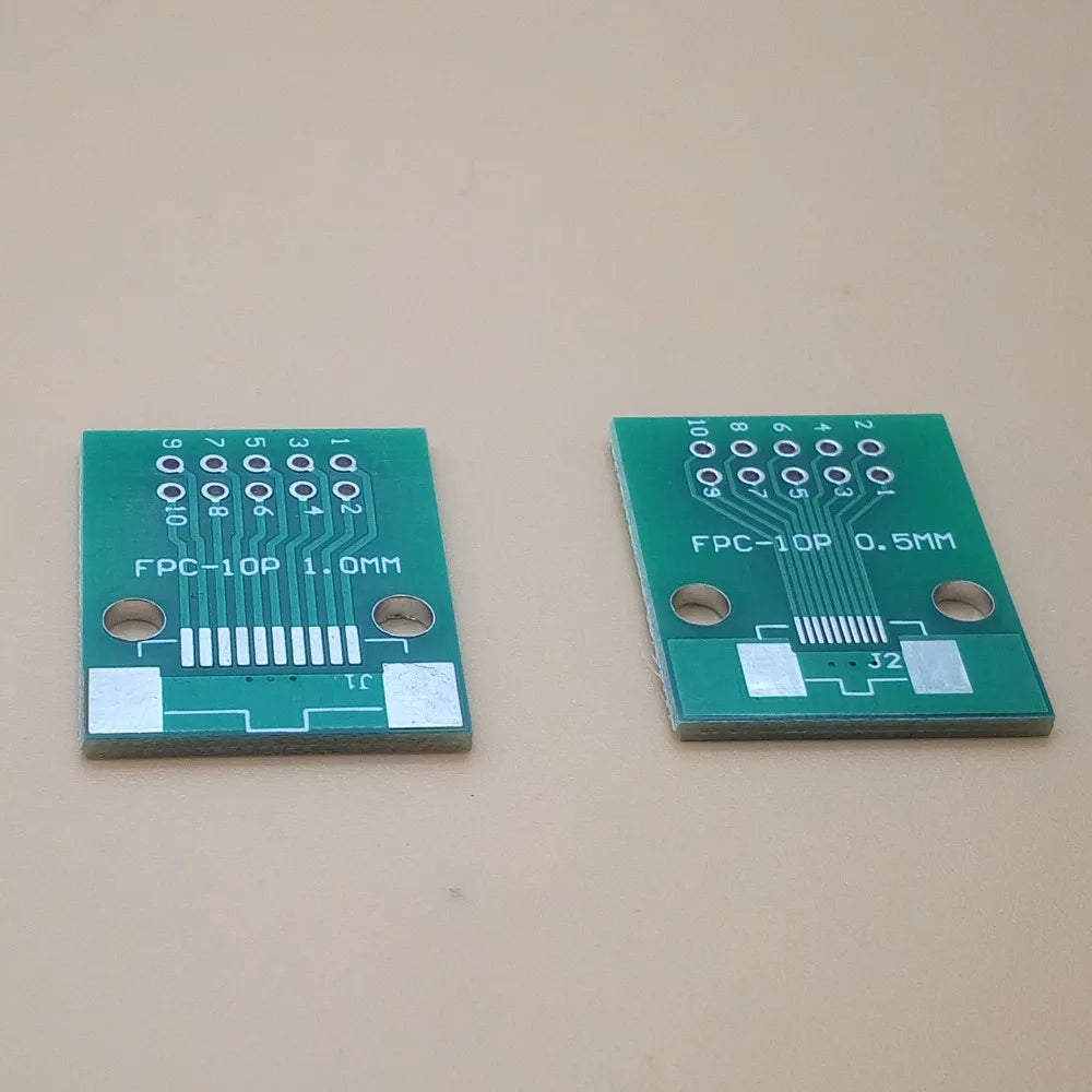 5pcs Double Side 0.5mm 1mm 6/8/10/12/20/24/30/40 Pin to DIP 2.54mm FPC/FFC SMT Adapter Socket Plate PCB Board Connector DIY KIT