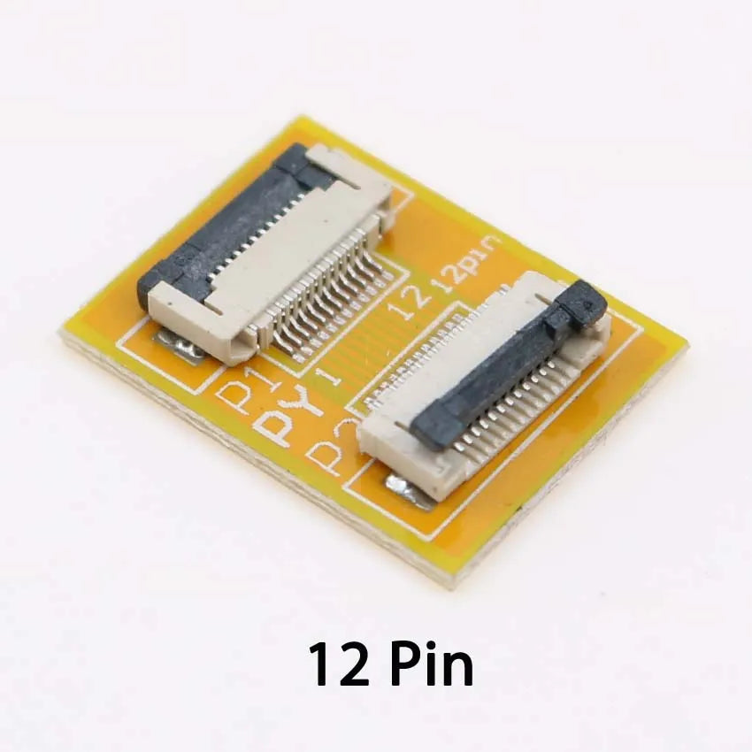 Cltgxdd 1Piece 6P 10P 12P 24P 30P 40P 50P 60P 0.5mm FFC FPC Connector Flexible Flat Cable Lengthen Extension Adapter Board