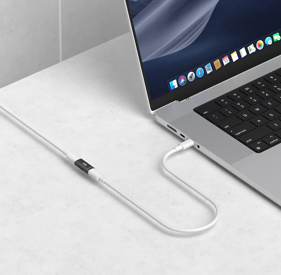 Hagibis USB C Female to USB C Female Adapter 80Gbps 240W USB4 Dual Female Extension Cable Converter for Thunderbolt 5/4 Laptop