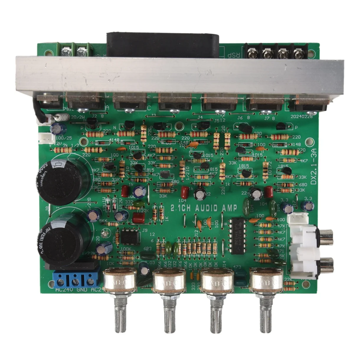 A003 Audio Amplifier Board 2.1 Channel 240W High Power Subwoofer Amplifier Board AMP Dual AC18 - 24V Home Theater