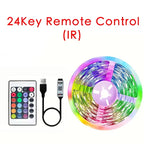 RGB LED Strip Lights TV Backlight APP Music Sync USB 5V Led Light Luces Led Diode Flexible Ribbon Tape For Room Party Decoration