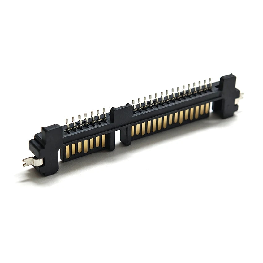 3/5PCS SATA7+15P Sinking Board 1.0 Male Socket Solid State Drive Plug SATA 22PIN SMT Male Head Notebook Hard Drive Connector