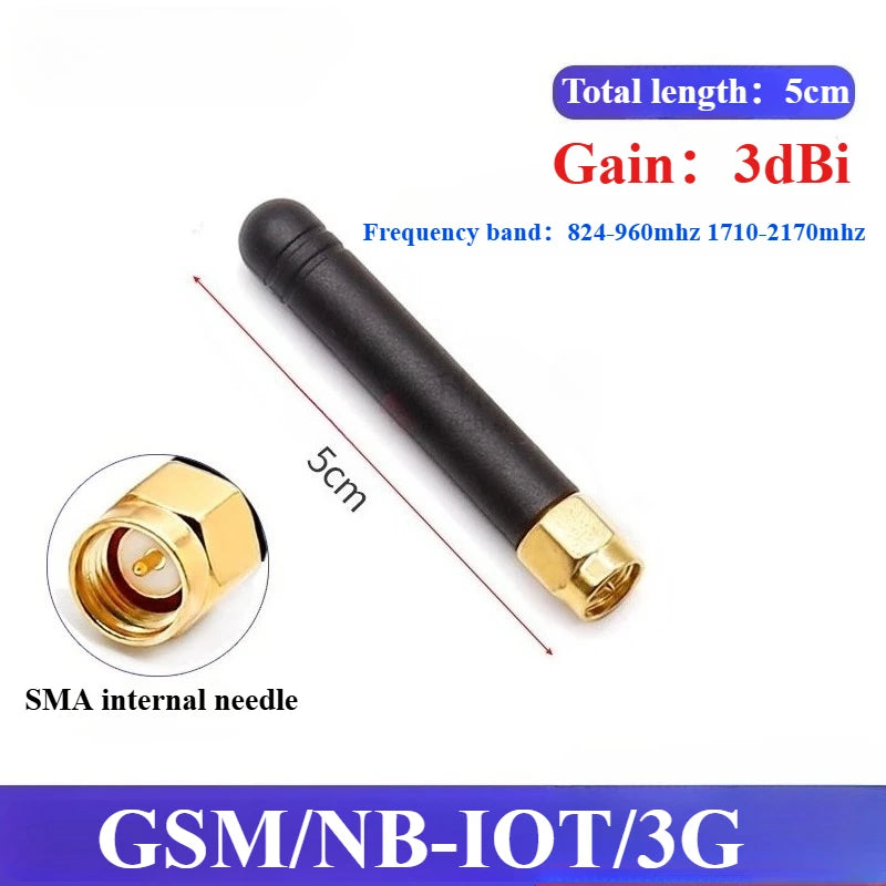 1Pcs 868MHz 915MHz Antenna 3dBi-10dBi SMA Male Head GSM/GPRS/2G/3G Antenna Waterproof Rubber Rod Antenna