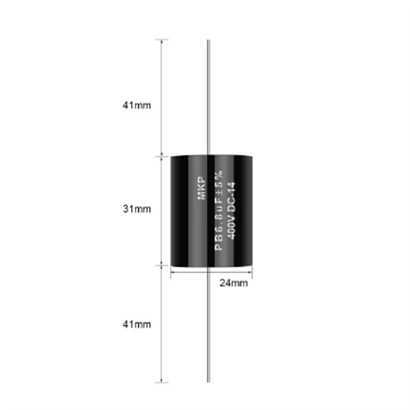 5pcs  0.22UF-47UF 400V SCR Polypropylene MKP Non-Polarity Tweeter Speaker Frequency Divider Capacitor 400V2.2/3.3/4.7/6.8/10UF