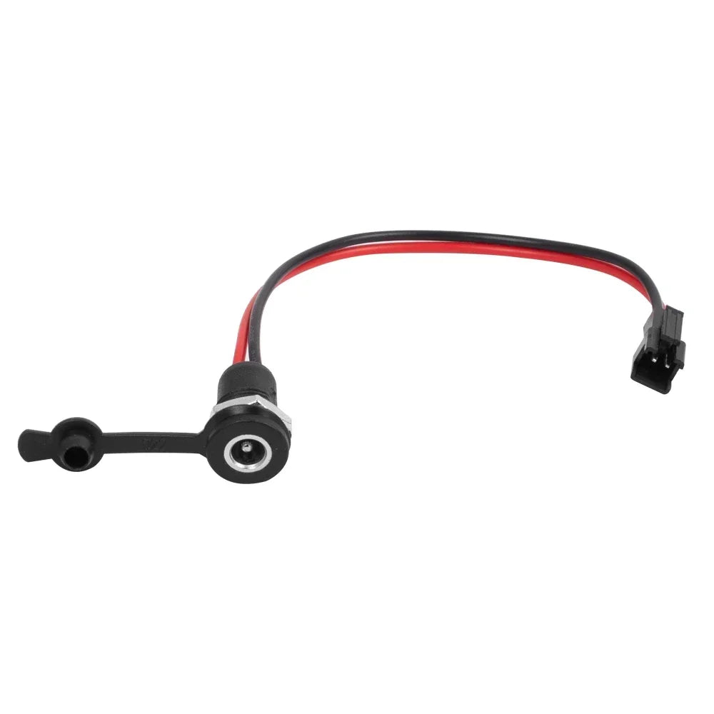 Electric Scooter 5.5 x 2.1mm DC Power Jack Socket Female Panel Mount SM Male Plug Connector Cable 5.5*2.1 mm for Electric Bike
