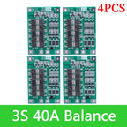 BMS 3S/4S 5A 10A 20A 25A 40A 60A Li-ion Lithium Battery Charger Protection Board 18650 For Drill Motor 12V with Enhance/Balance