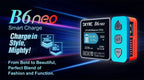 SkyRC B6 Neo Smart LiPo Balance Charger & Discharger – 200W DC, PD 80W, Compact 6S, for LiPo & Li-ion Batteries (Model SK-100198