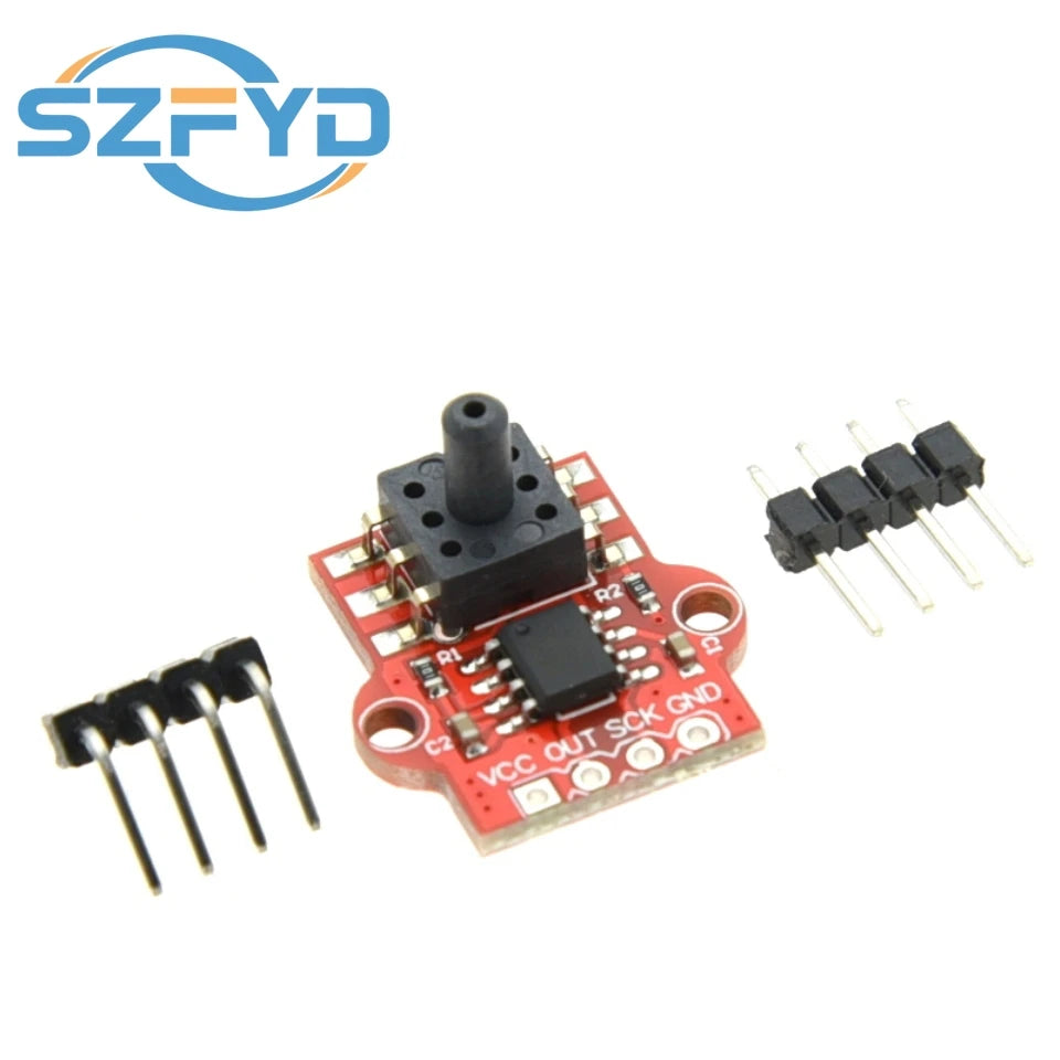 3.3-5V Digital Barometric Pressure Sensor Module Liquid Water Level Controller Board 0-40KPa Connect 2.5mm Soft Tube For Arduino