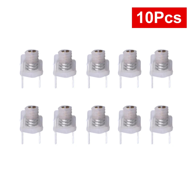 10Pcs/lot 7*7-1.5T 7*7-2.5T 7*7-3.5T MD0707 Adjustable Inductor Molded Inductor Hollow Coil Inductor Inductance 1.5*1cm