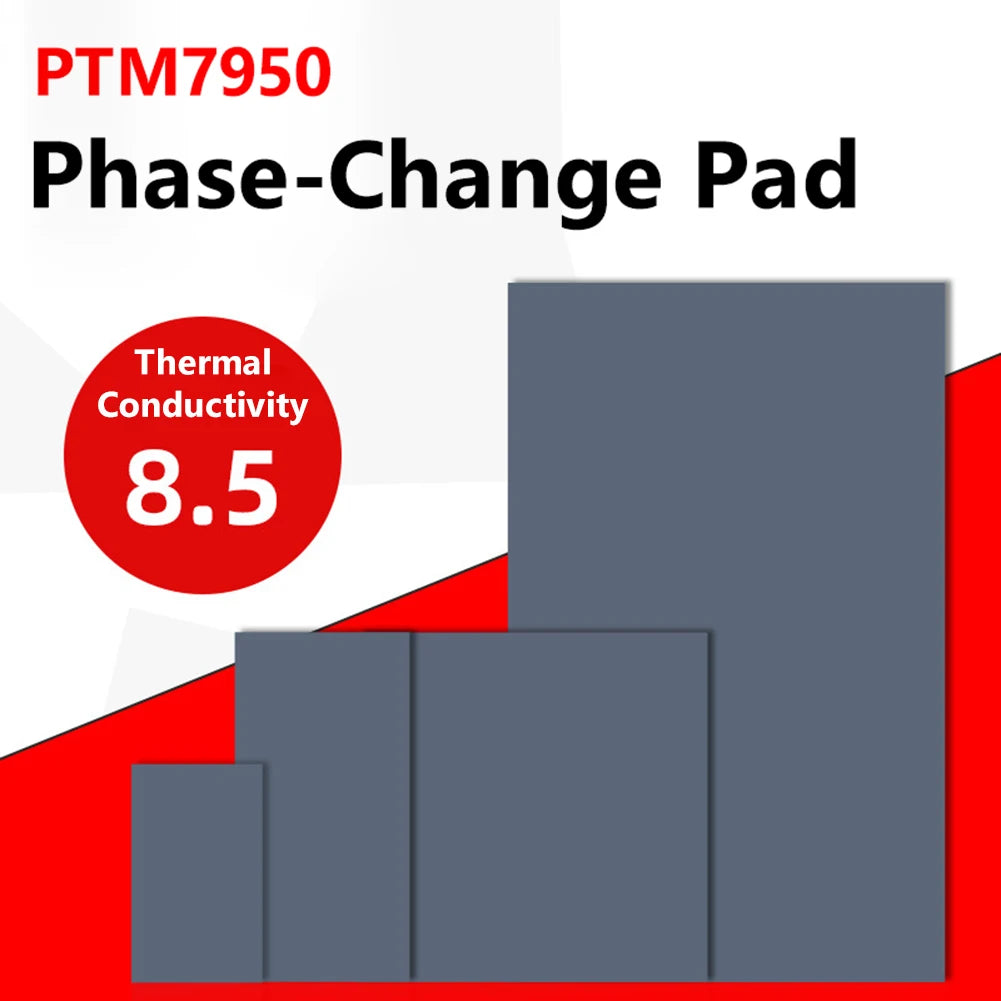 For Honeywell PTM7950 Phase Change Pad For Laptop Thermal Pad 8.5W/mK GPU CPU Heat Dissipation Silicone Thermal Conductive Paste