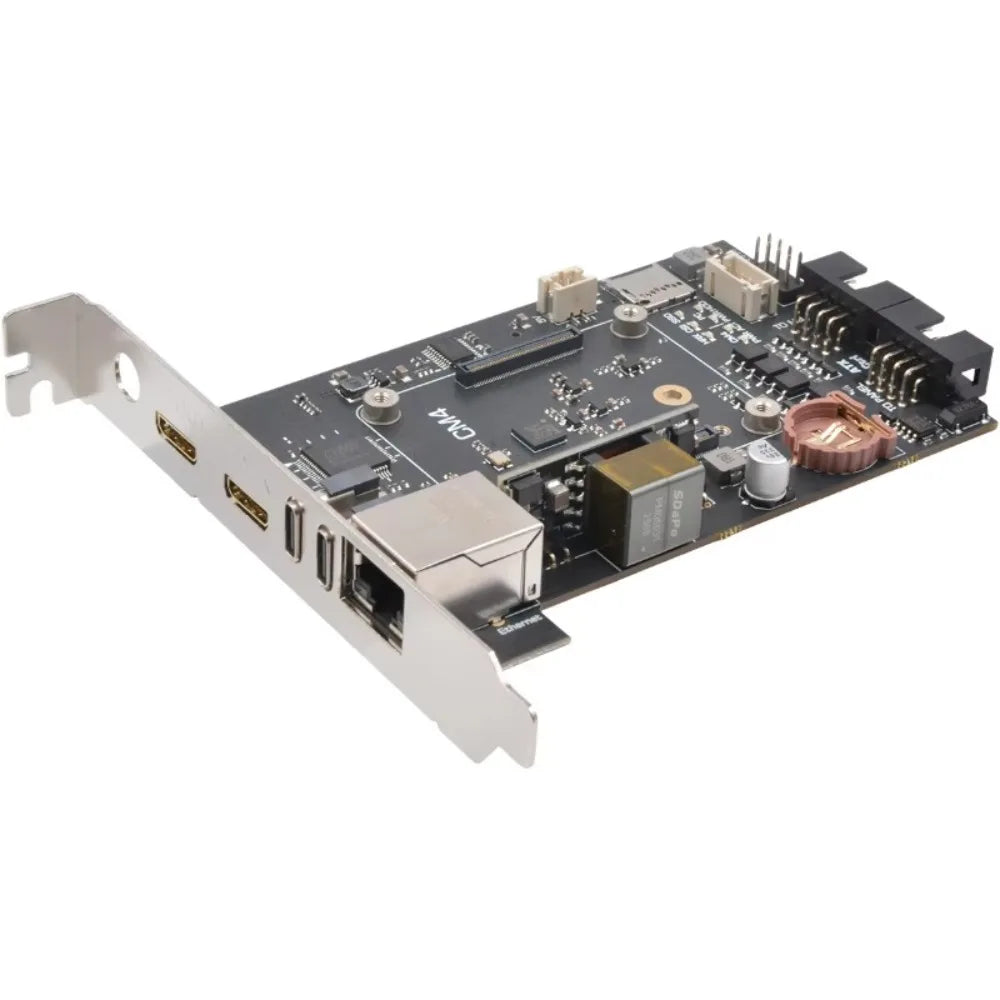 VoltSSupTronics Raspberry Pi Based IPKVM PCI Card KVM Over IP PIKVM X655 - POE HDMI Pass-through
