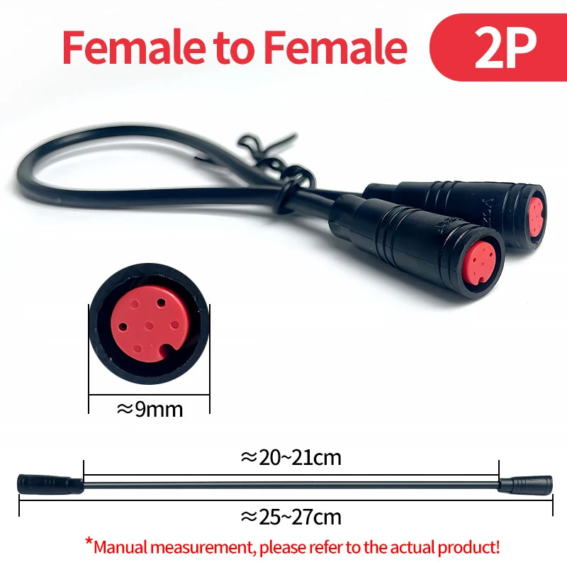 4Pcs M8 IP67 Waterproof Sensor Cable Connector 2 3 4 5 6 Pin Male Female Plug Socket 20cm Wire Extension Kit Industrial
