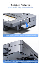 QIANLI ISocket Motherboard Middle Layer Test Stand for IPhone 16E X-16 Logic Board Function Diagnostic Double-deck Repair Tools