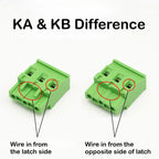10pcs KF2EDGKA 2EDGKB-5.08mm Side-Exit Straight Vertical Plug PCB Male and Female Connectors Terminal Blocks