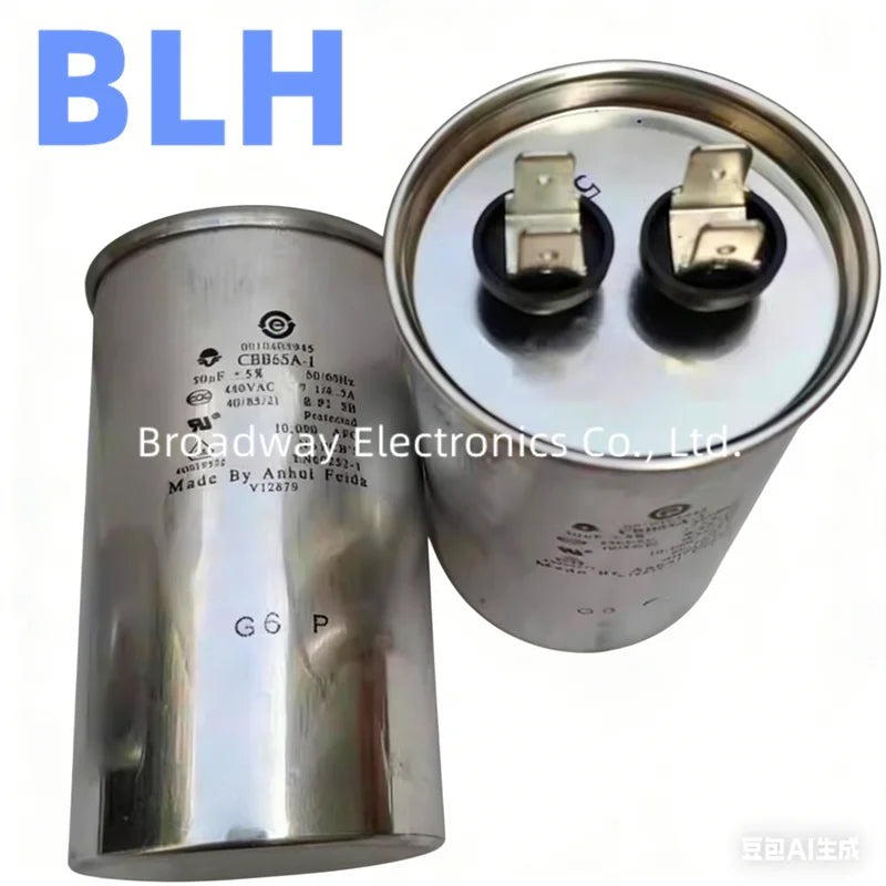 Air Conditioning Compressor Startup Capacitor CBB65 CBB65A-1 370V 440V 450V 25UF 30UF 35UF 40UF 45UF 50UF 60UF 65UF 75UF 80UF