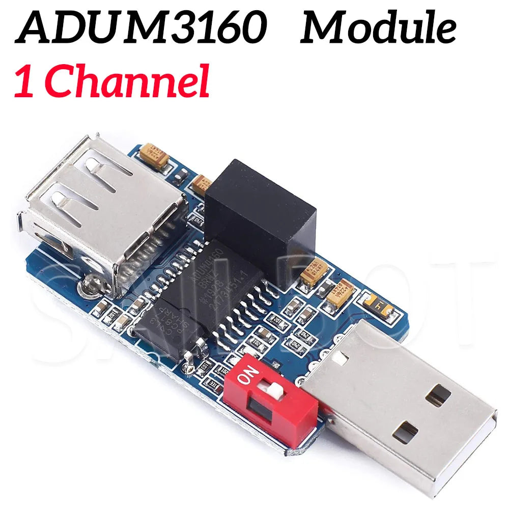1500V ADUM3160 Digital Signal Audio Power Isolator USB to USB audio signal isolator 12Mbps 1.5Mbps adum3160