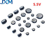 5pcs/lot Super Capacitor 5.5V0.1F 0.22F 5.5V0.33F 5.5V0.47F 0.68F 5.5V1F 1.5F 4.0F V/H/C-Type Push Button Farrah Super Capacitor