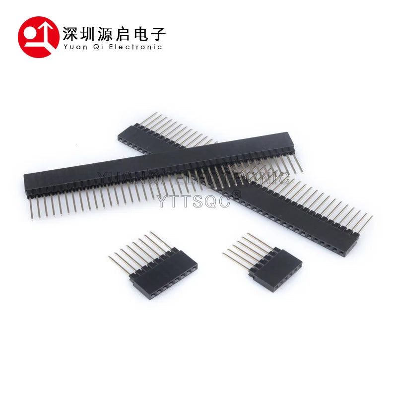 2.54mm Double Row Female Pin Header Long Pin 12.2mm 2*20p 6/8/10/32/40 Socket PCB PC104 23.2mm Connector For GPIO 3B+ 4B Arduino