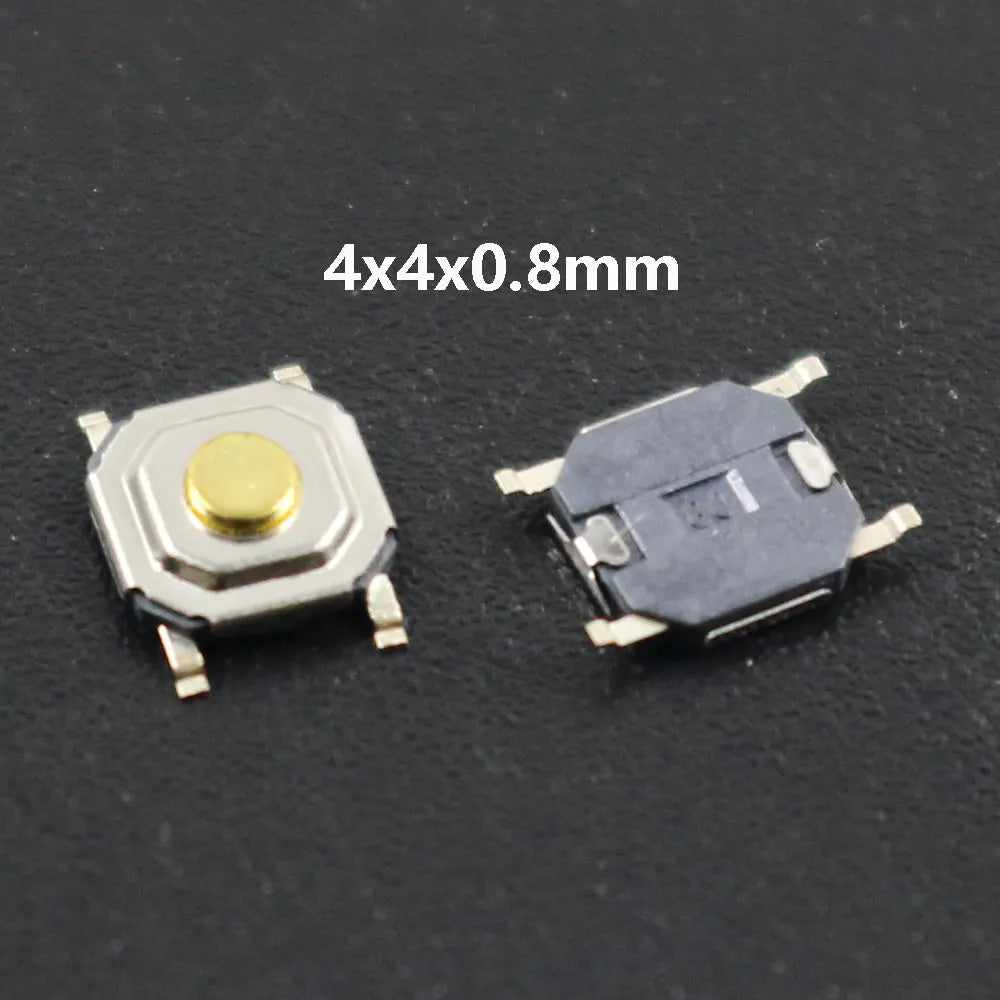 10Pcs/Lot Touch Tact Waterproof Switch Kit 4x4/5x5/4.5x4.5 SMT Micro Tactile Push Button Touch Switch 4 Pin LCD Monitor Repair ﻿