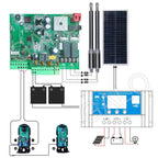 200kg-300kg Swing Gate Linear Actuator Motors Kit with Push Button Photocell Alarm Lamp (GSM Module Keypad Optional)