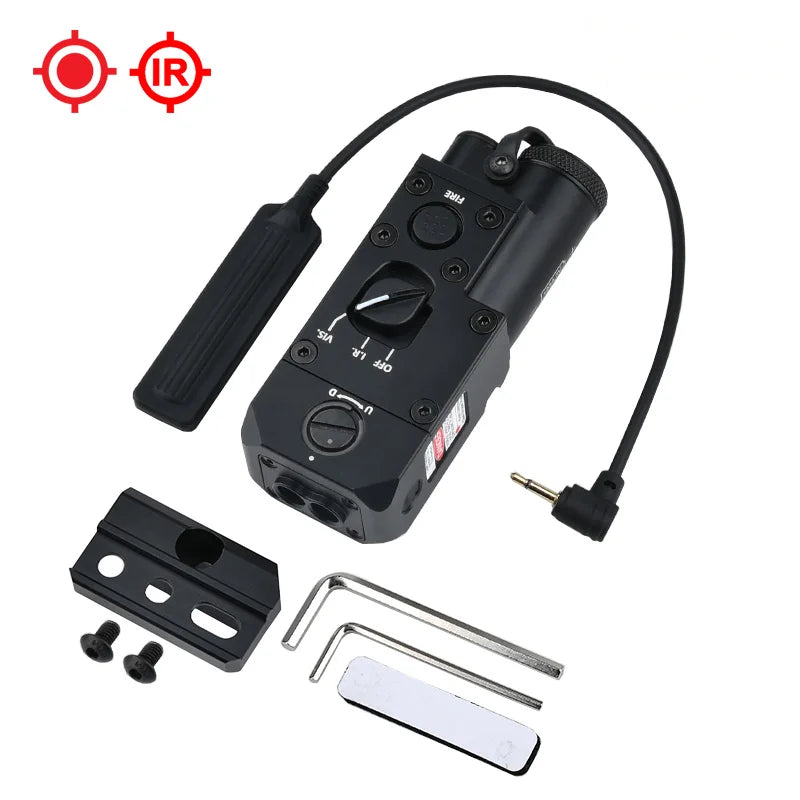 Airsoft CNC IR Laser Sight RAID CQBL PEQ PERST NGAL OGL DBAL IR Device Metal Material  Red, Green, Blue Laser IR Laser 20mm Rail