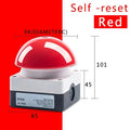 1/5/10 Pcs EFAK Pedal Switch AC/DC Waterproof Dustproof Emergency Stop Self Reset Locked NO/NC Mushroom Push Button Switch