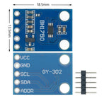 2PCS/10PCS GY-302 BH1750 BH1750FVI Light Intensity Illumination Module Digital Optical Intensity Illumination Sensor For Arduino