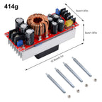 1200/1500/1800W 20/30/40A DC-DC Boost Converter Step Up Power Supply Module 10-60V to 12-90V Adjustable Voltage Charger