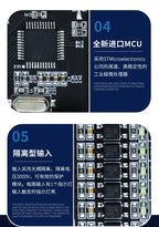 CAN WIFI Digital IO Ethernet Expansion Module Control Board RS485/232 ZS-DI-16 Isolated PNP NPN MODBUS RTU Module