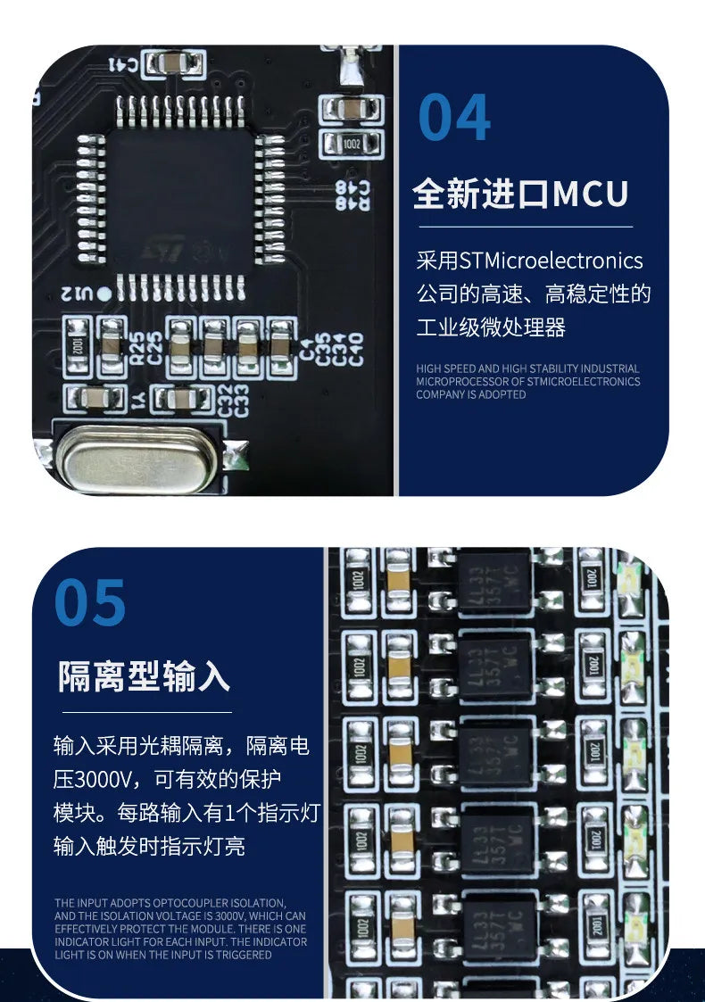 CAN WIFI Digital IO Ethernet Expansion Module Control Board RS485/232 ZS-DI-16 Isolated PNP NPN MODBUS RTU Module