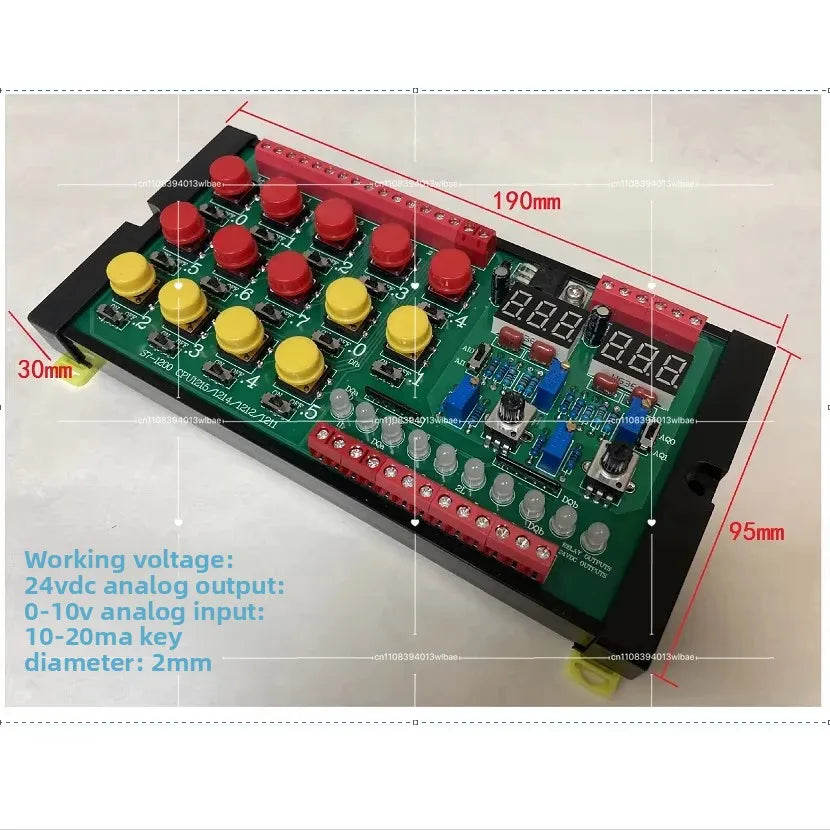 Suitable for Siemens S7-1200 PLC/CPU 1211C 1212C 1214C 1215C Debugging Simulation Board