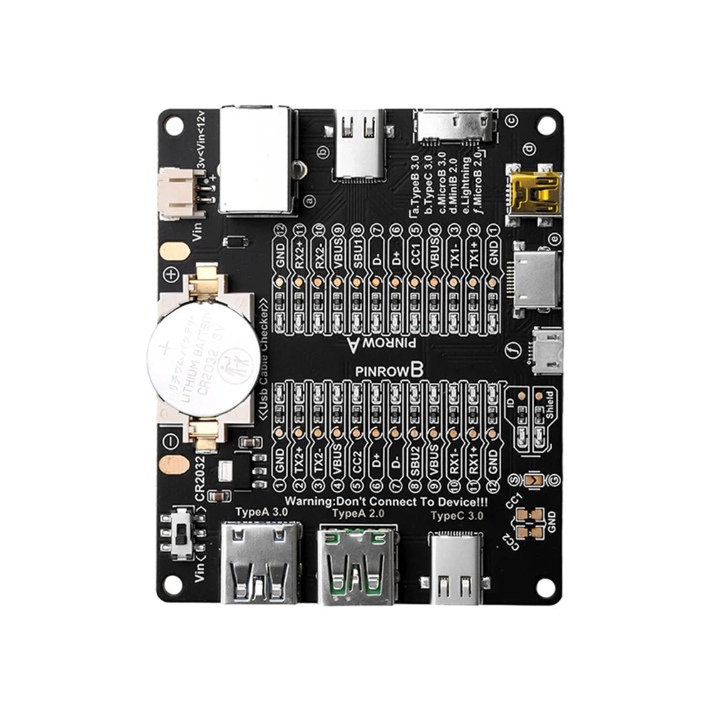 DT3 ON-OFF Data Cable Detection Board For iPhone Android Data Cable Type-C Micro Lightning Data Switching Test Board