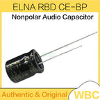 10Pcs/Lot ELNA RBD CE-BP Series 4.7UF 10UF 22UF 33UF 47UF 100UF 25V 35V 50V Non Polar Nonpolar Bipolar HiFi Audio Capacitor