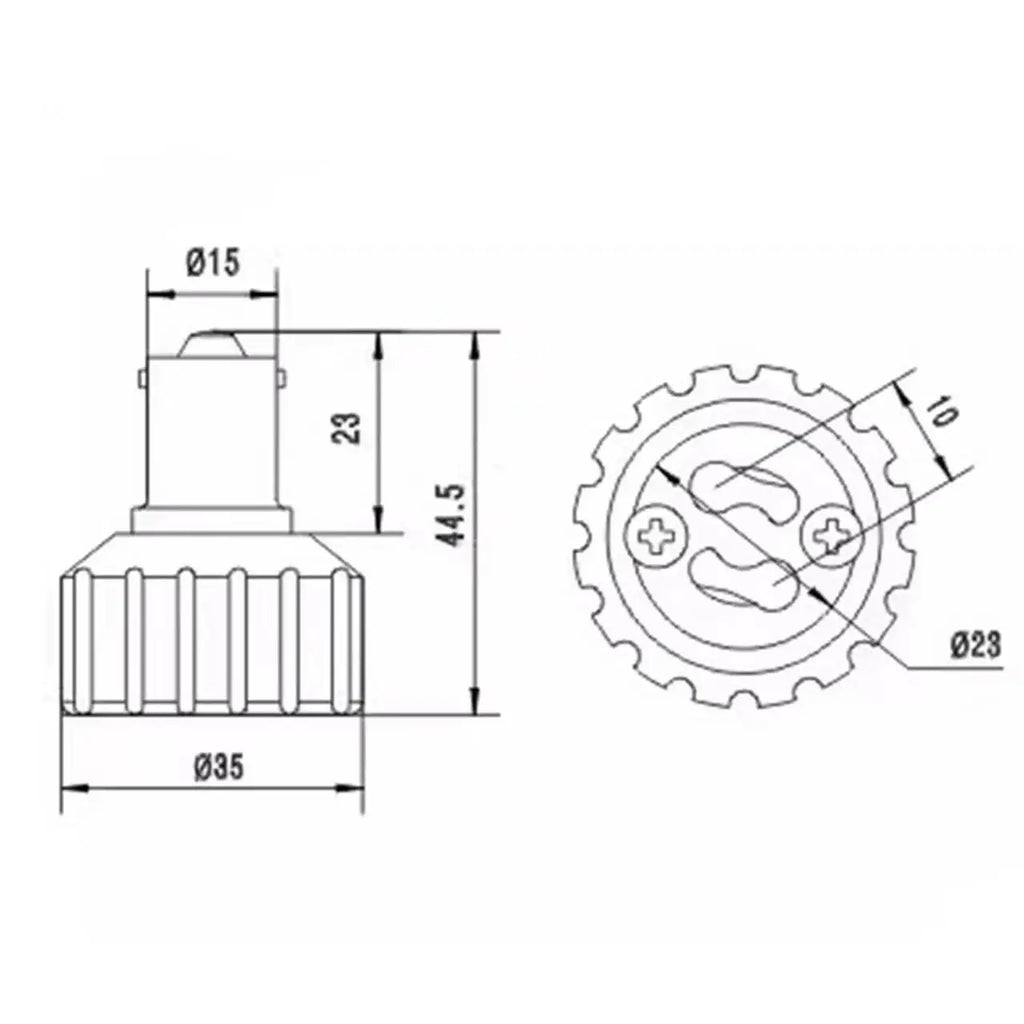 BA15S TO E12 E14 E17 E27 MR16 GU10  Light Socket Adapter LED CFL Lamp Holder Light Socket Converter Extension Adapter