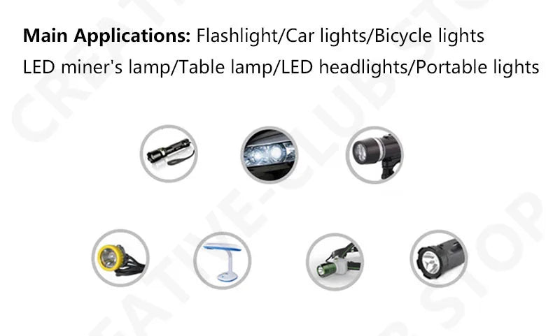 LED 3535 5050 1-3W 5-6W 10W 18W LED Light Emitter Diode For LED Flashlight Lamp Bead White 6500K 10000K