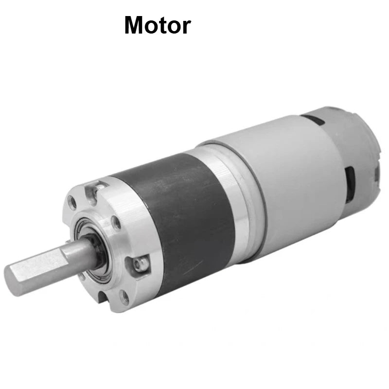 12V24VDC 775 Long life Ultra High torque forward and reverse 42mm planetary brush reduction motor Planetary gear DC low speed