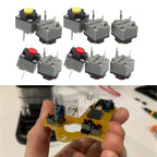 5PCS Kailh Mute Button 6x6x7.3mm Square Silent Switch Mouse Micro Switch Repair Parts Replace Rectangle Micro Switch