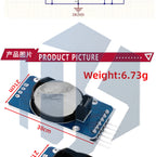 DS3231 AT24C32 IIC Module Precision Clock Module DS3231SN for Arduino Memory module