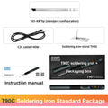ALIENTEK T90 Soldering Iron PD3.1 140W Adjustable Temperature 80-450℃ Precision Welding Solder Kit T245 T210 Welding Tool