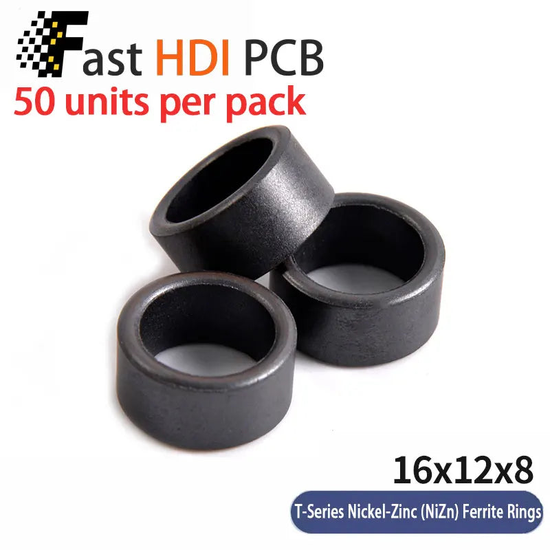 Anti-Interference Ferrite Toroid Core Ni-Zn - High Frequency Common Mode Inductor Ring for Electronic Equipment