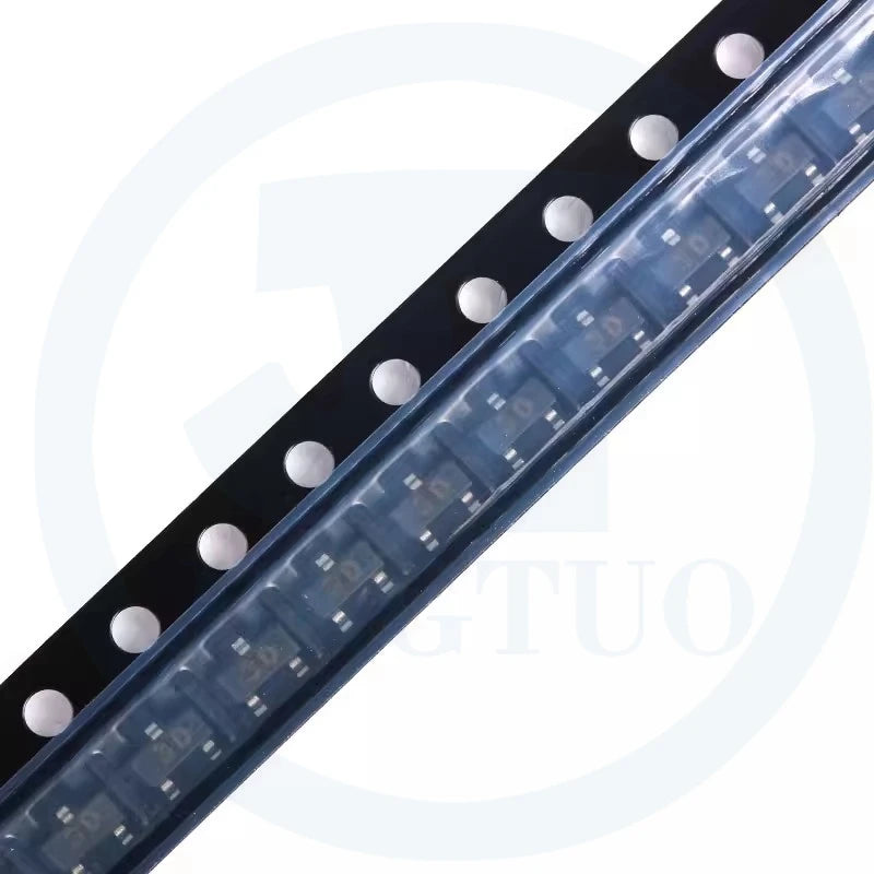50pcs 3D MMBTA44 0.2A/400V NPN SOT-23 SMD Chip Transistor