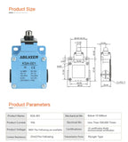 ABILKEEN Stainless Steel IP66 Waterproof KSA Series Industrial Machine Limit Switch Multiple Styles Limit Switch Available