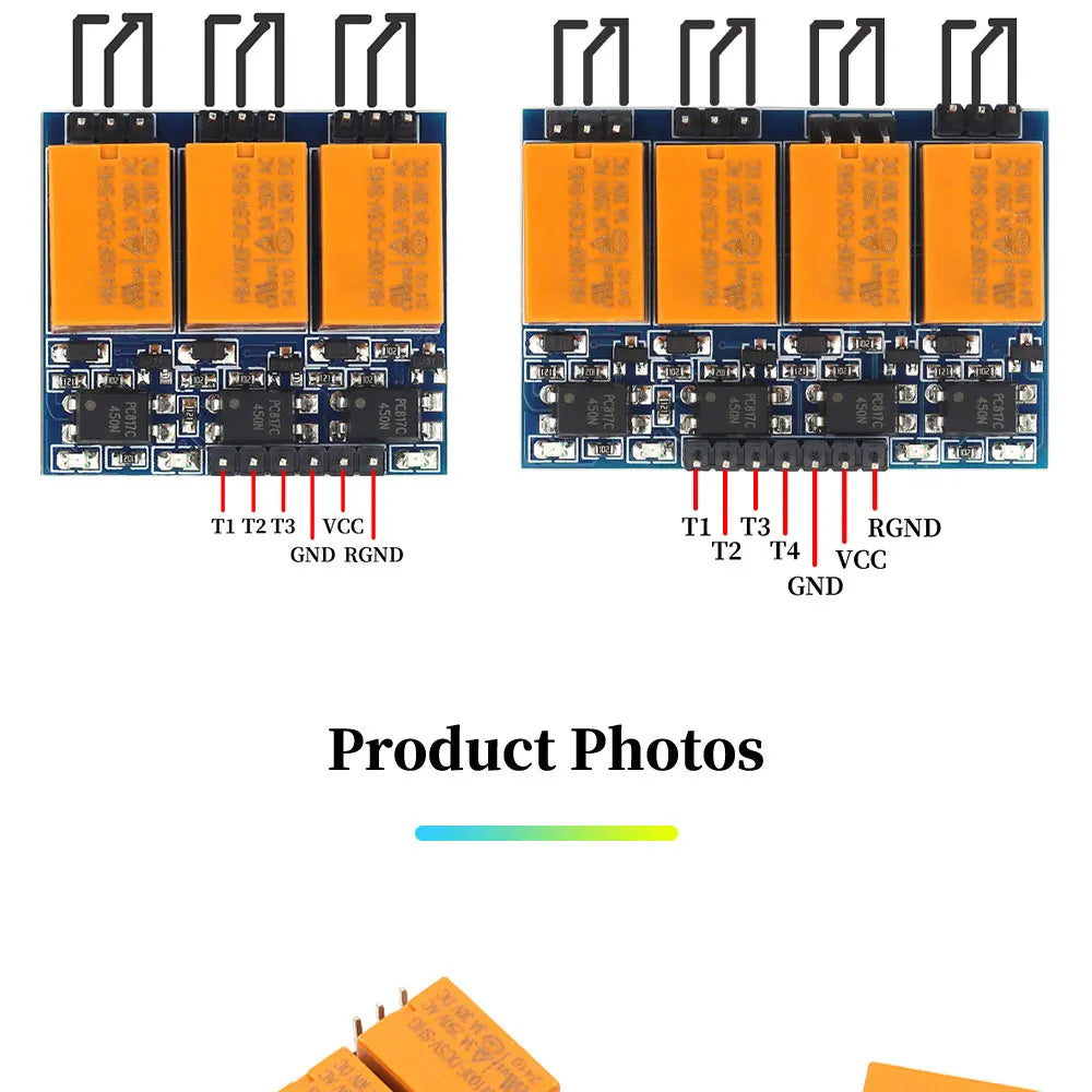 HK4100F small relay module supports 3.3V 5V trigger micro control switch with optocoupler