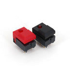 10Pcs PB86-A1 6Pin With LED Momentary SPDT Square Push Button Tact Switch for Stage Equipment Control