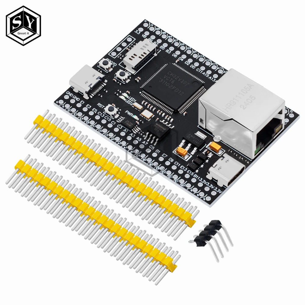 CH32V307VCT6 Development Board RISC-V Core Support RT-Thread Onboard 32-bit RISCV Controllers Support RT-Threads For Arduino