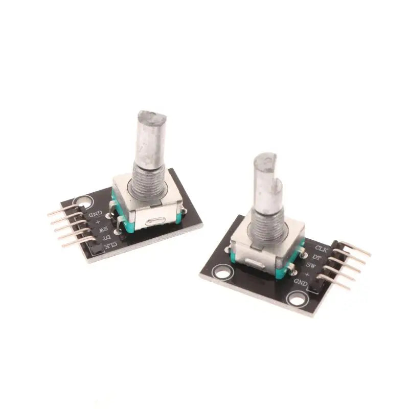 2/5Pcs 360 Degree Rotary Encoder Module KY-040 Brick Sensor Development Board With Knob Cap Potentiometer