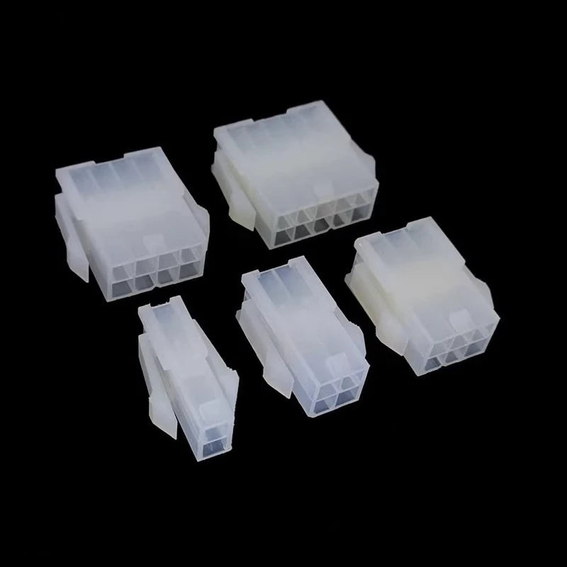 10Set MX4.2mm Pitch 5557/5558/5559/5569 0.165" Mini-Fit Dual Row 2*1-2*12P Female Receptacle Male Plug Pin Terminal Connector