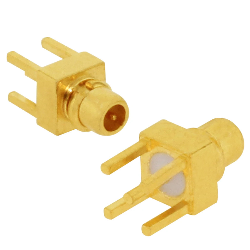 1PC MCX MMCX Male Female PCB Mount Straight RF Coax Connector Right Angle 90-Degree Goldplated Welding Terminal New